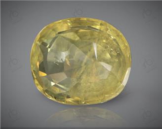 Yellow Sapphire Heated & Treated Natural Certified  2.73 cts. ( 85236 )